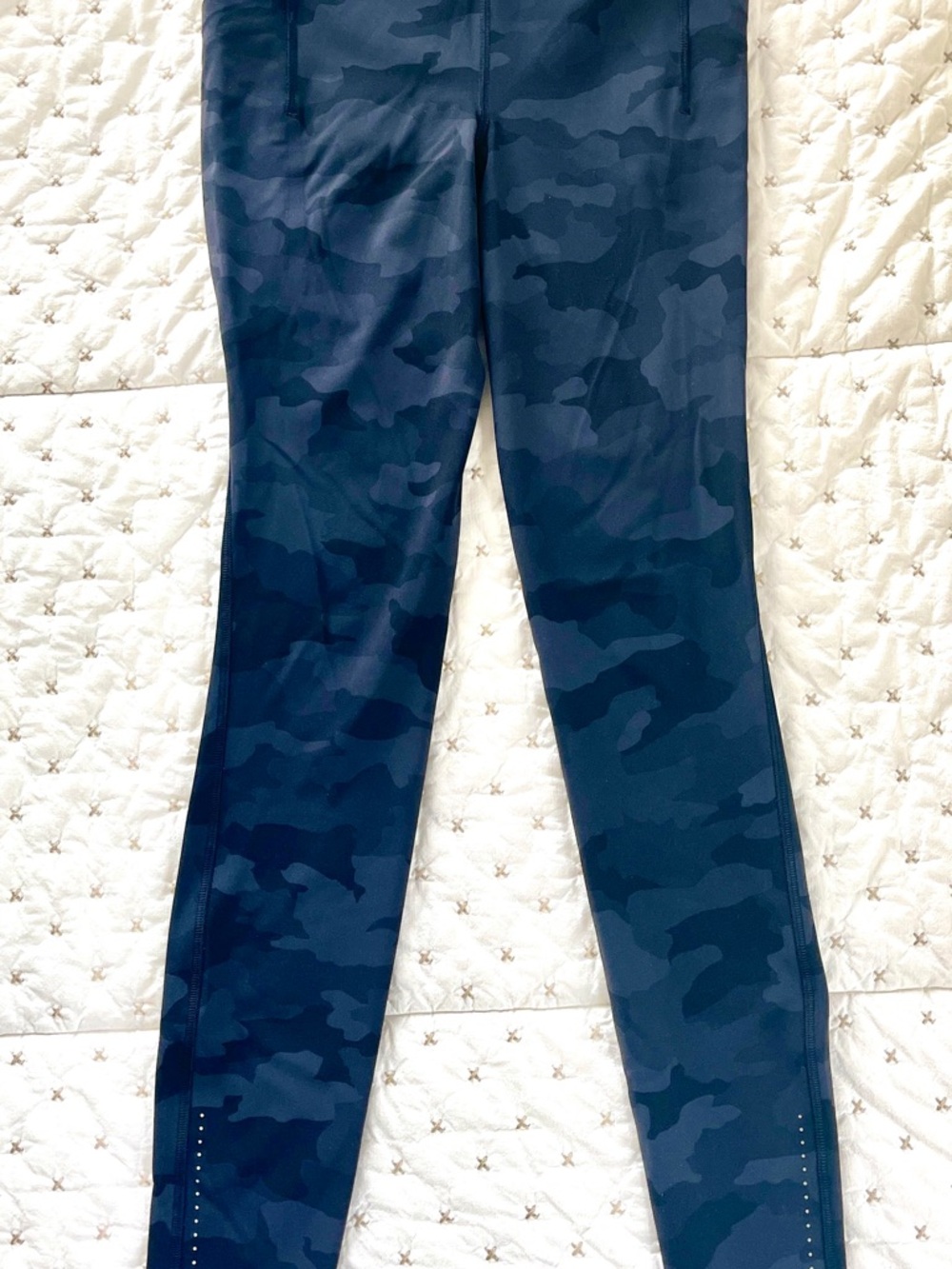 Lululemon Grey and Black Camo High-Waist Leggings 6